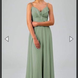 Kennedy Blue Sage Bridesmaid Dress - Emmy Size 4